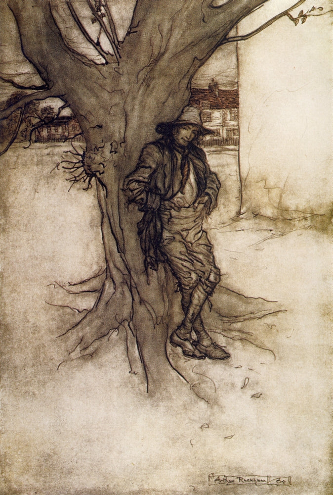 Rip Van Winkle 1905 Rip's Son Poster Print by Arthur Rackham