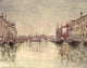 Venice 1912 Canal in Giudecca Island Poster Print by Mortimer Menpes