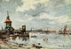 The River of London 1912 Art Print by John Muirhead