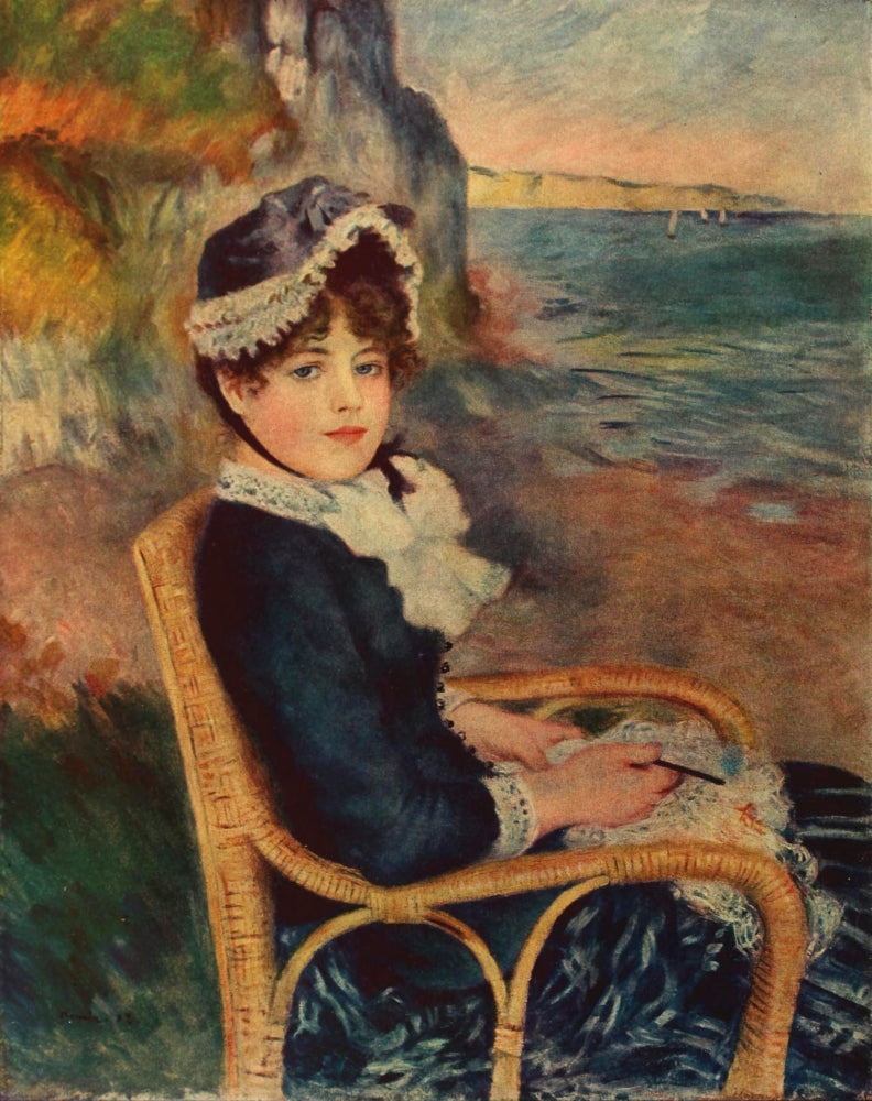 By the Seashore Art Print by Pierre-Auguste Renoir, 1883