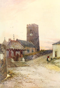 Devon 1913 Morthoe Poster Print by Frederick J. Widgery, beautiful landscape art.