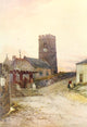 Devon 1913 Morthoe Poster Print by Frederick J. Widgery, beautiful landscape art.