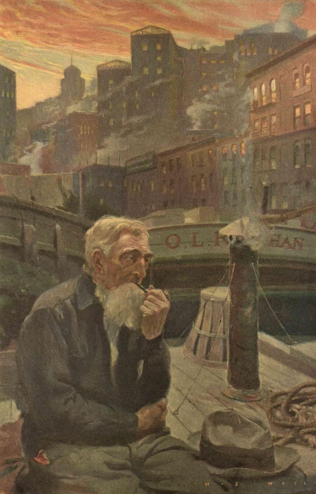 Scribners' Magazine 1911 Evening Poster Print by H.C. Wall