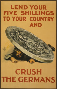 How England Raised an Army 1917 Poster Print