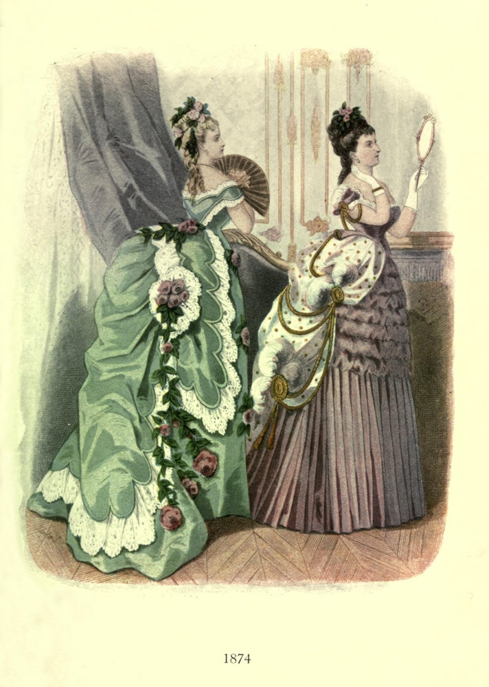 Dame Fashion 1913 Woman of 1874 Poster Print showcasing vintage elegance.