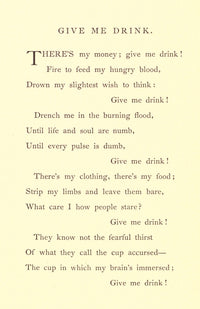 Beautiful Snow 1869 Give Me Drink Poster Print by J.W. Watson