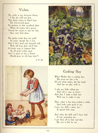 My Lovely Big Book Poster Print featuring 1930s violets and cooking themes.