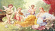 World's Best Composers 1900 A Serenade Poster Print showcasing classical music legends.