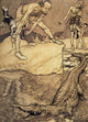 The Sacred Crocodile Poster Print by A. Rackham - Whimsical illustration from Little Folks 1901.