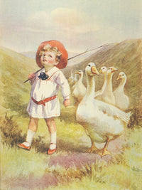 The Sunny Day Picture Book 1935 Goose Boy Poster Print