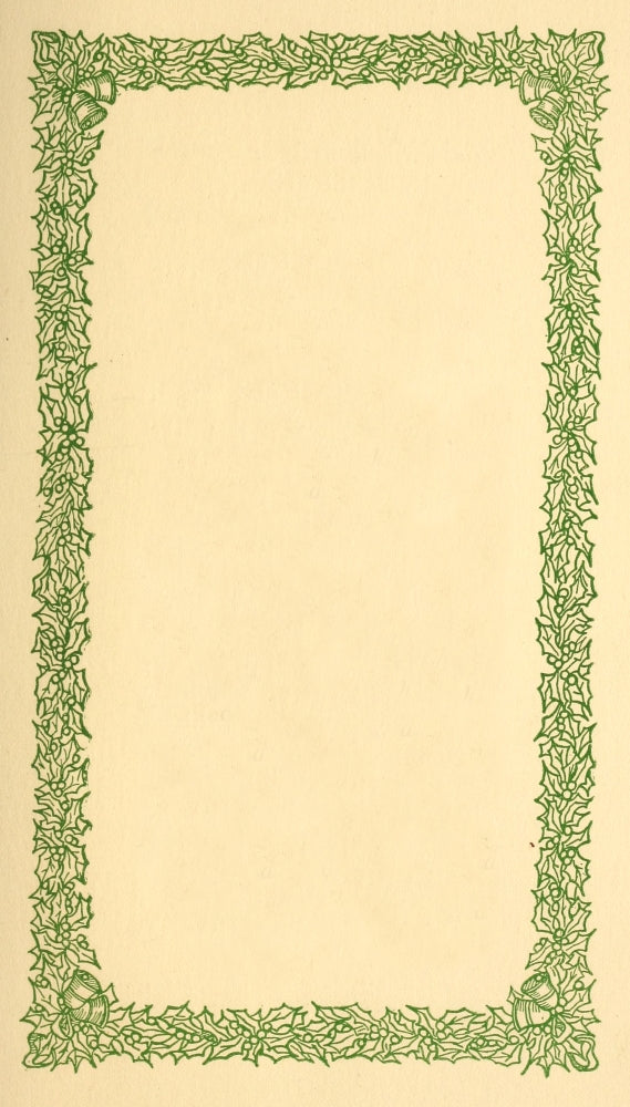 On Christmas Eve 1910 Holly Frame Poster Print displaying festive holiday spirit.