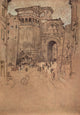Italian Hours 1909 Etruscan Gateway, Perugia Poster Print by Joseph Pennell