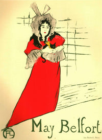 May Belfort Poster Print by Henri de Toulouse-Lautrec