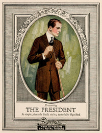 The Royal Tailor's Junior Sample Book 1916 Poster Print featuring vintage design.