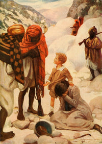 Scribner's 57 Wee Willie Winkie Poster Print by Jessie Willcox Smith featuring colorful nursery imagery.