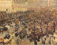 Boulevard des Italiens, Morning, Sunlight Poster Print by Camille Pissarro