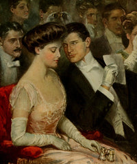American Types 1912 The Only Two at the Opera Poster Print by Clarence F. Underwood