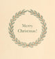 The St. Nicholas Christmas Book 1899 Merry Christmas Wreath Poster Print