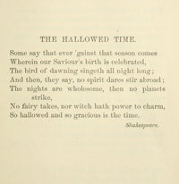 In the Yule-log Glow 1892 The Hallowed Time Poster Print