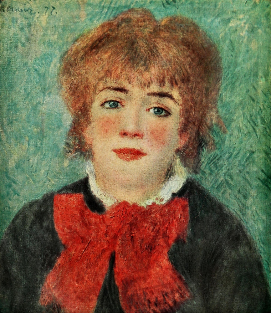 Portrait of Mlle Samary 1877 Art Print by Pierre-Auguste Renoir