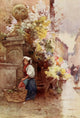 Rome 1905 at Spanish Steps, Piazza di Spagna Poster Print by Alberto Pisa