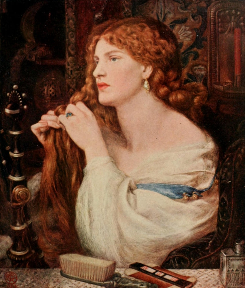 Fazio's Mistress Poster Print by D.G. Rossetti - 1917 Edition