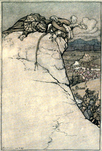 Ingoldsby Legends 1907 What Could She Do Poster Print by A. Rackham