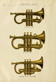 Catalogue C. Bruno & Son c.1890 E-flat Cornets Poster Print