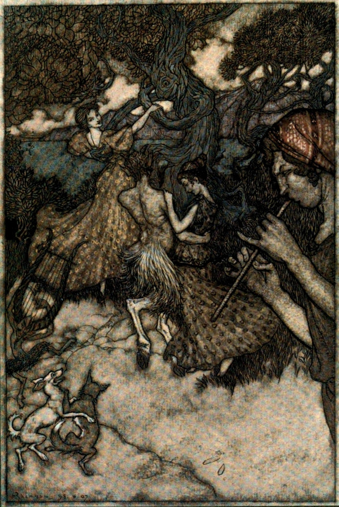 Ingoldsby Legends 1907 Waltz Poster Print by A. Rackham