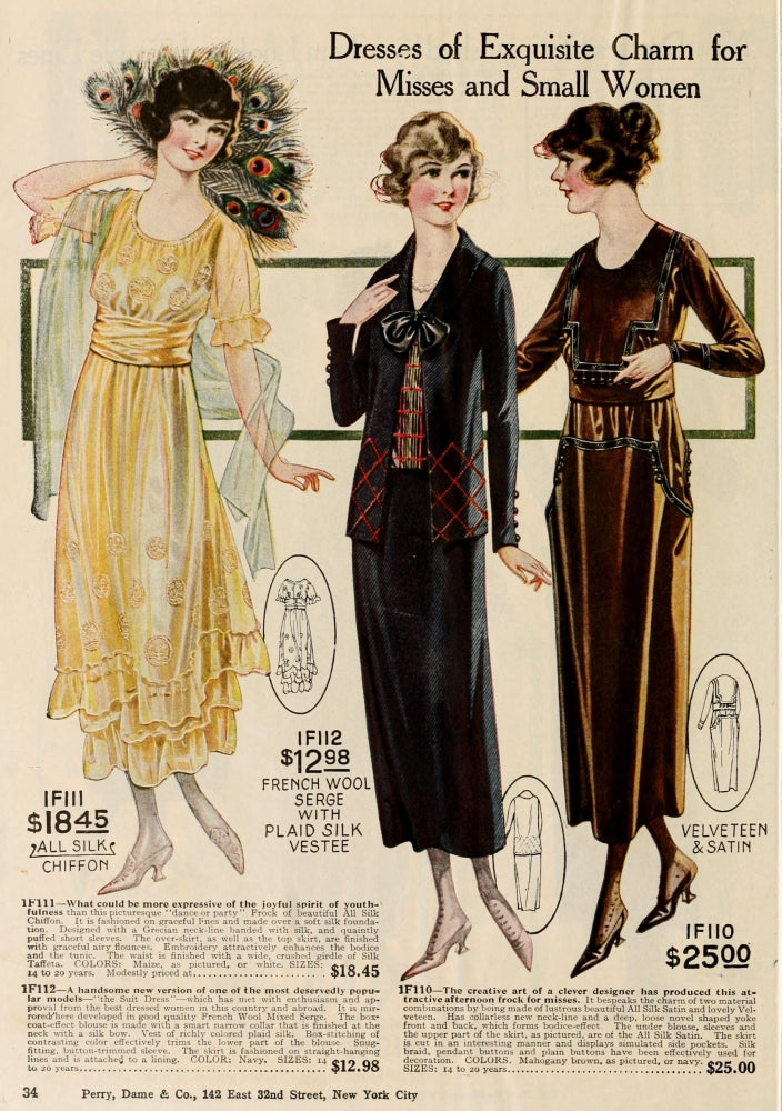 Dresses of Exquisite Class Poster Print showcasing elegant fashion designs.