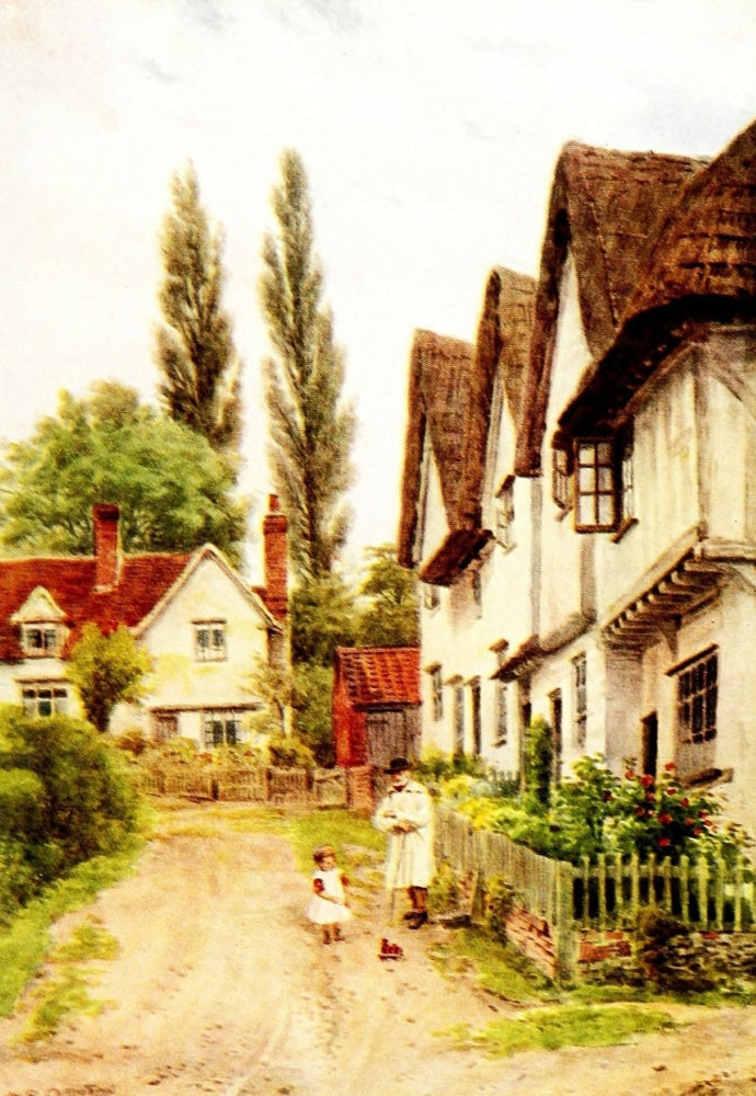 The Three Gables, Kersey, Suffolk Poster Print by Alfred Quinton