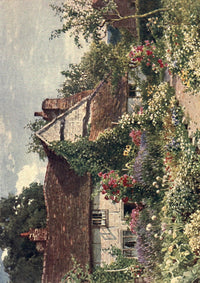 Surrey 1906 A Cottage Near Bisley Poster Print by Harold Sutton Palmer