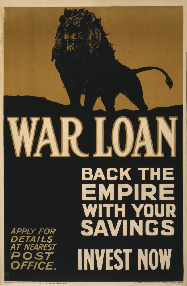 How England Raised an Army 1917 War Loan Poster Print