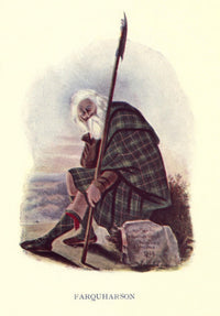Highland Clans of Scotland 1923 Farquharson Poster Print by Robert R. McIan