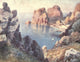 Channel Islands 1919 Sister Rocks Poster Print by Henry Bowser Wimbush