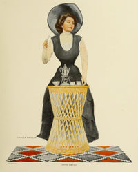 A Gallery of Girls 1911 Divine Service Poster Print by Clarence Coles Phillips