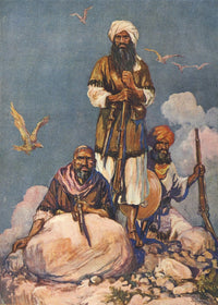 Chatterbox Annual 1928 Three Tribesmen Poster Print showcasing three tribesmen