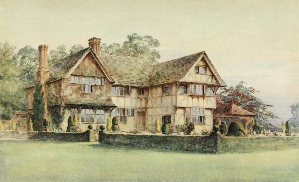House at Rusper near Horsham, Sussex Poster Print by Unsworth Studio 52