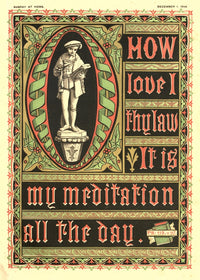 The Traveller's Guide 1880 How Love I Poster Print on premium paper.
