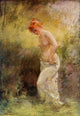 The Studio 1904 Nude Art Print by Alfred Roll - Elegant wall decor