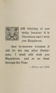 Christmas Thoughts 1914 Poster Print by Henry Van Dyke - Holiday Decor