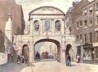 London Vanished & Vanishing 1905 Temple Bar Poster Print by Philip Norman