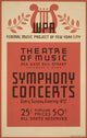 WPA Poster 1936-41 Symphony Concerts Poster Print