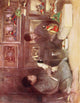 Japan 1901 A Toy-Shop Poster Print by Mortimer Menpes, nostalgic art poster.