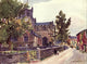 Lancashire 1921 Cartmel, Priory Church Poster Print by Albert Woods