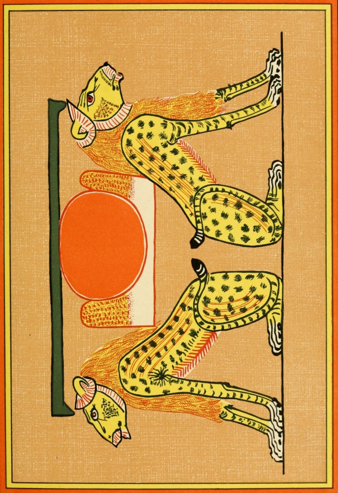 The Gods of the Egyptians 1904 Poster Print - The Lion-Gods