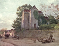 Wessex 1911 Wareham Church Poster Print by Walter Tyndale