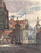 Stratford with Leamington 1911 Wrought Iron Gate at Charlecote Poster Print by F. Whitehead