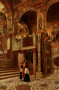 Sicily 1911 Capella Palatina, Palermo Poster Print by Alberto Pisa
