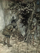 Midsummer Night's Dream 1908 Bottom Thou Art Changed Poster Print by A. Rackham